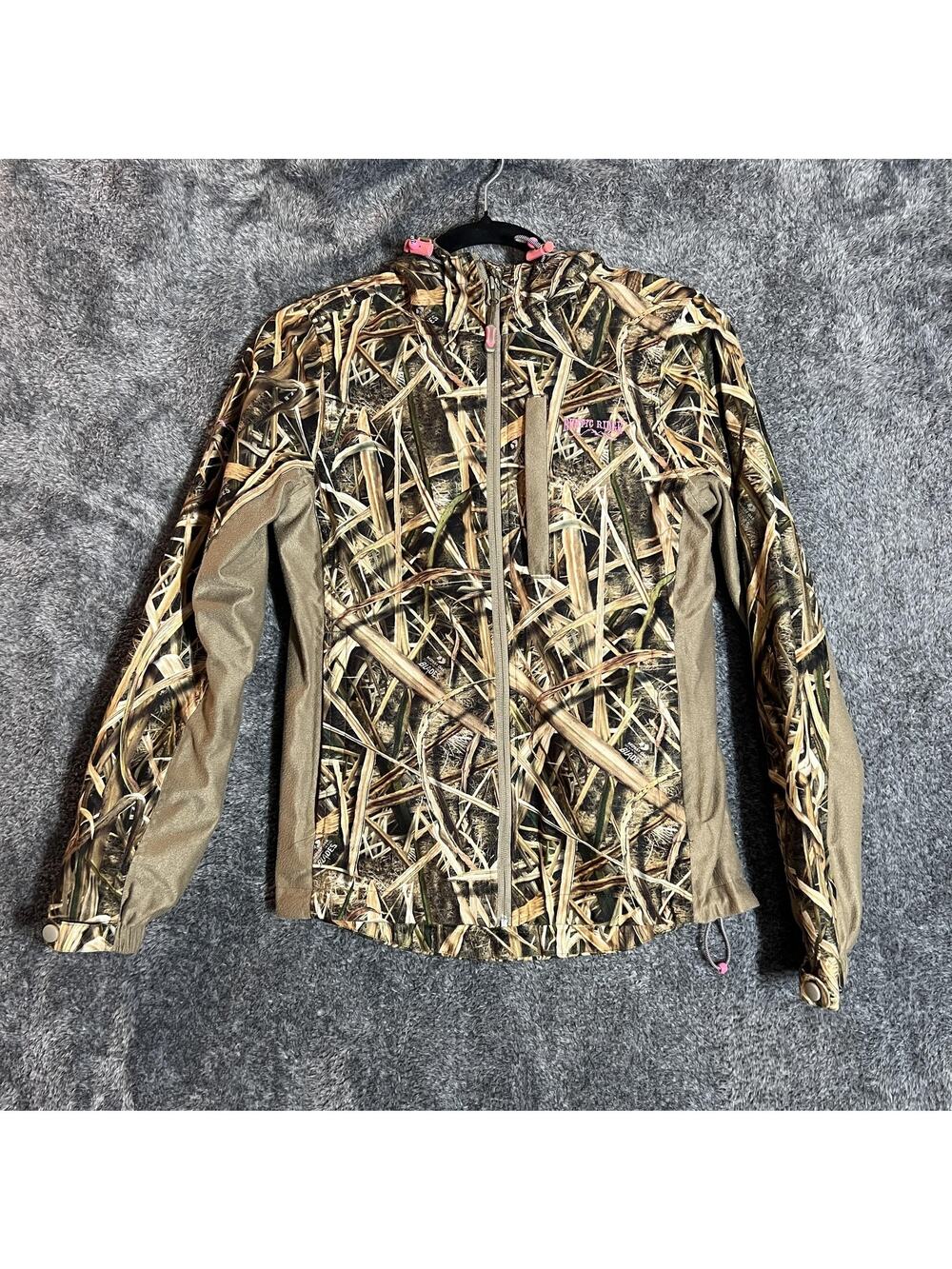 Rustic Ridge Jacket Womens XS Camo Softshell Mossy Oak Shadow Grass Blades